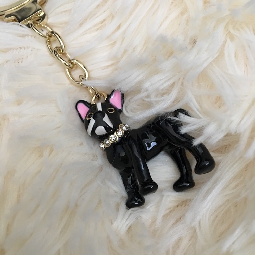 Kate Spade bulldog keyfob - Picture 2 of 3